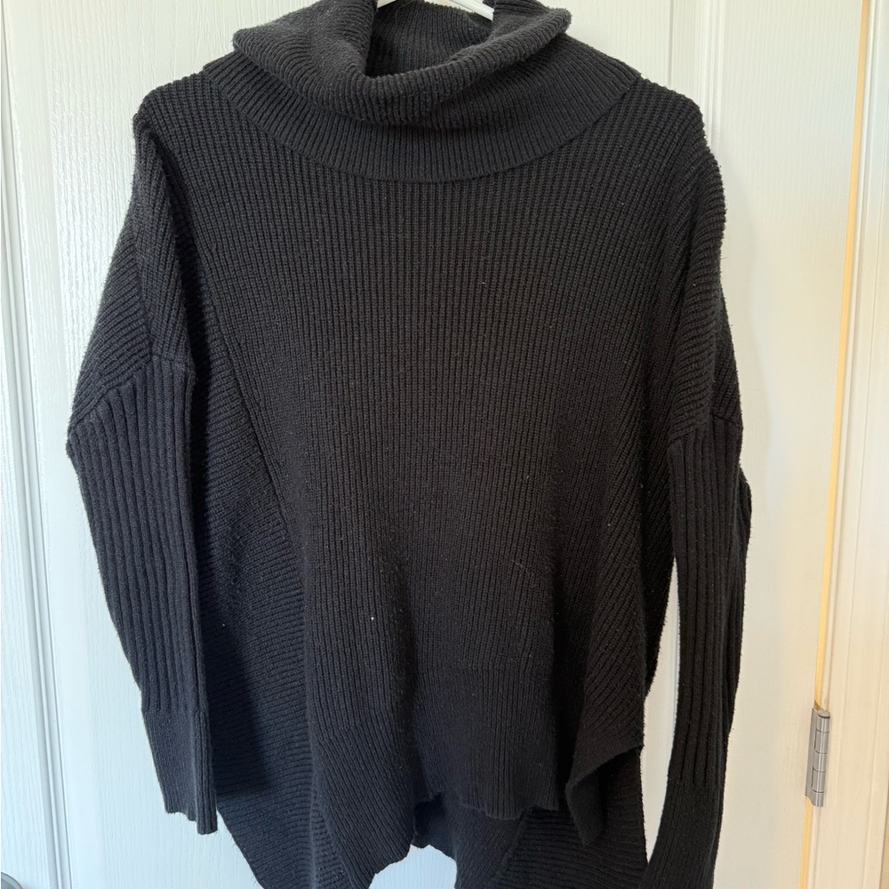 Black Turtleneck Sweater